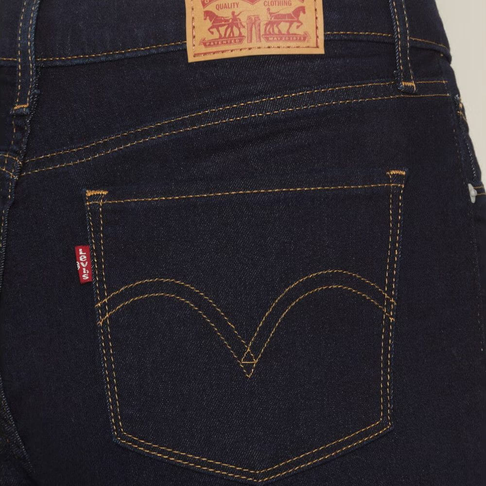Levi's Womens Classic Bootcut Stretch Jeans Darkest Sky Wash - 392520063 - Image 4
