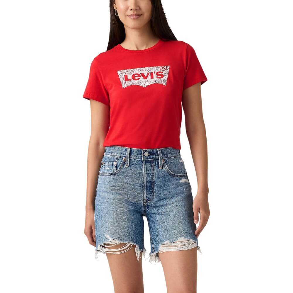 Levi's Womens Perfect T-Shirt Urban Red - 173693396