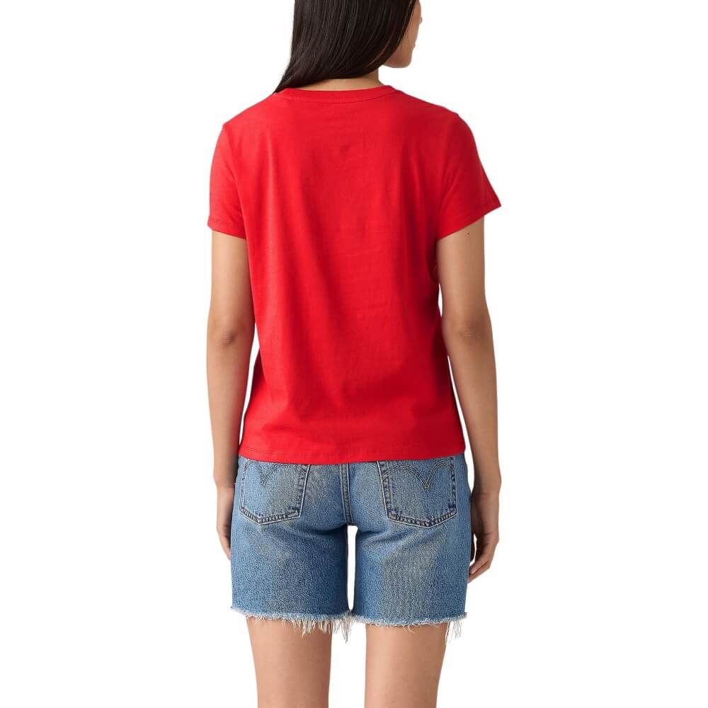 Levi's Womens Perfect T-Shirt Urban Red - 173693396 - Image 2