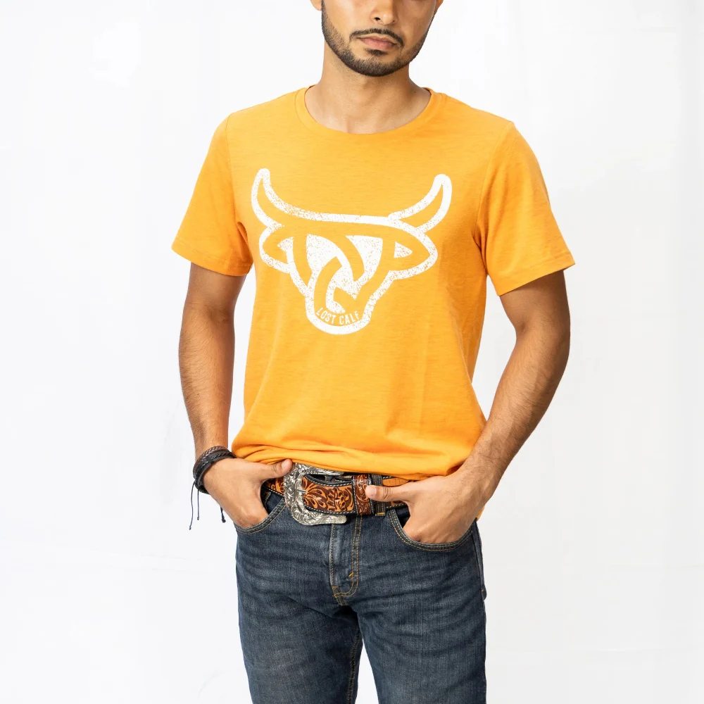 Lost Calf Mens Angus Graphic T-Shirt - ANGUSTEE - Image 2