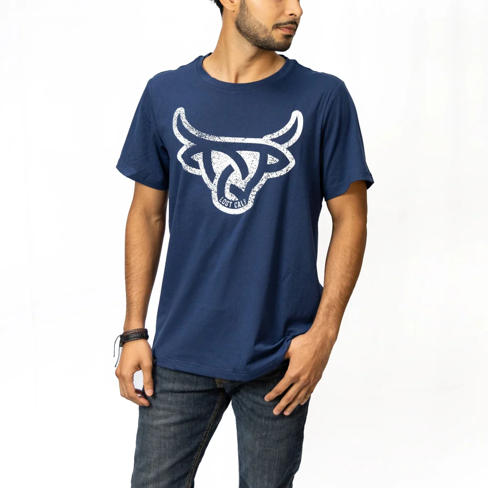 Lost Calf Mens Angus Graphic T-Shirt - ANGUSTEE - Image 3