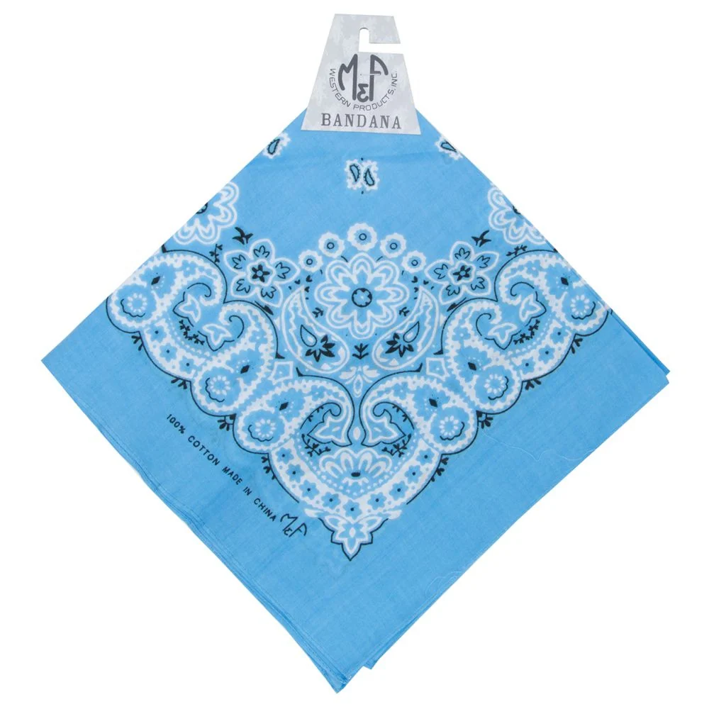 M&F Western Bandana Light blue - 10010-13