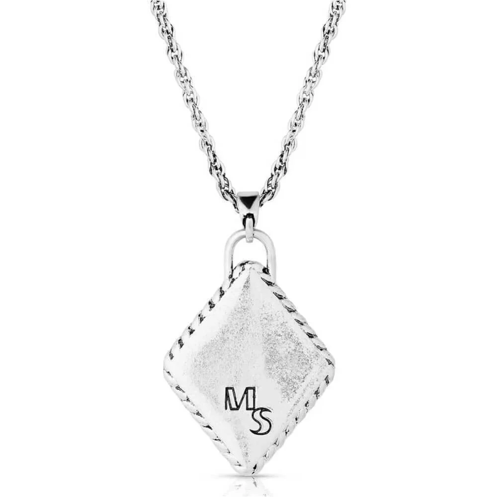 Montana Silversmiths Womens High Noon Cobblestone Necklace Silver - NC6127 - Image 4