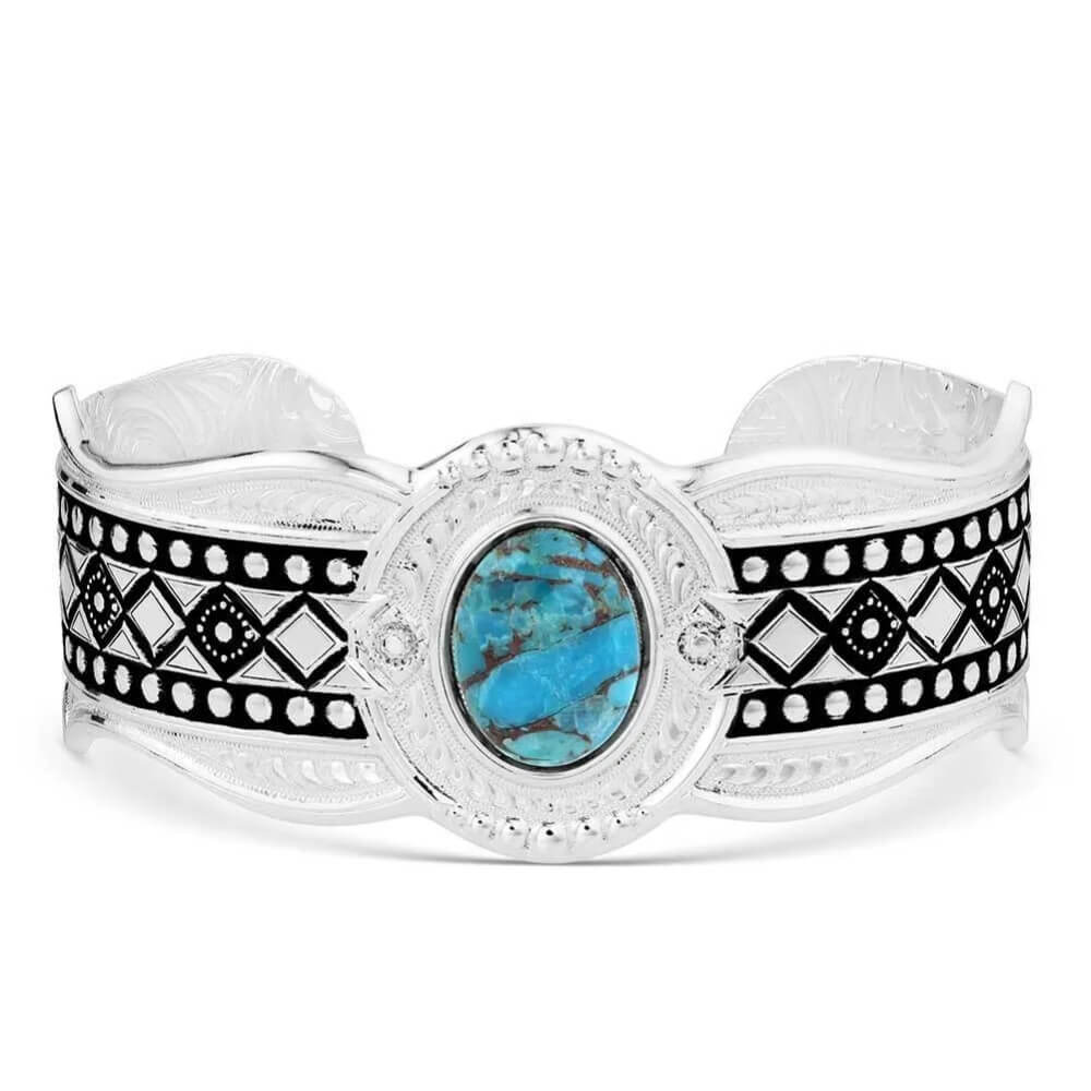 Montana Silversmiths Womens Phases of the World Cuff Bracelet - BC3354 - Image 3