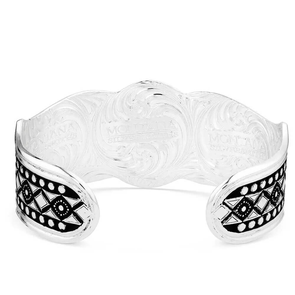 Montana Silversmiths Womens Phases of the World Cuff Bracelet - BC3354 - Image 4