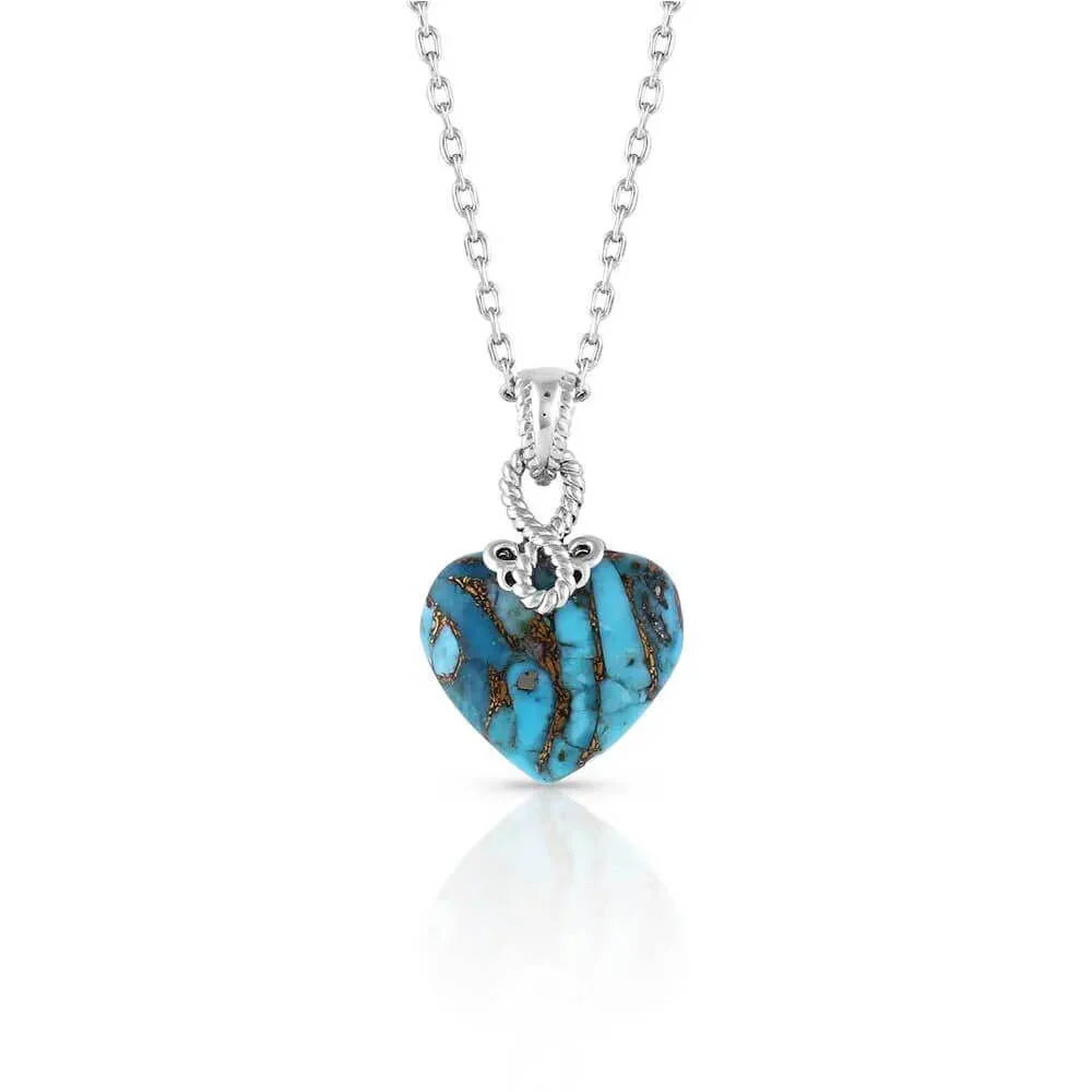 Montana Silversmiths Womens Untamable Heart of Stone Necklace - NC5189 - Image 2