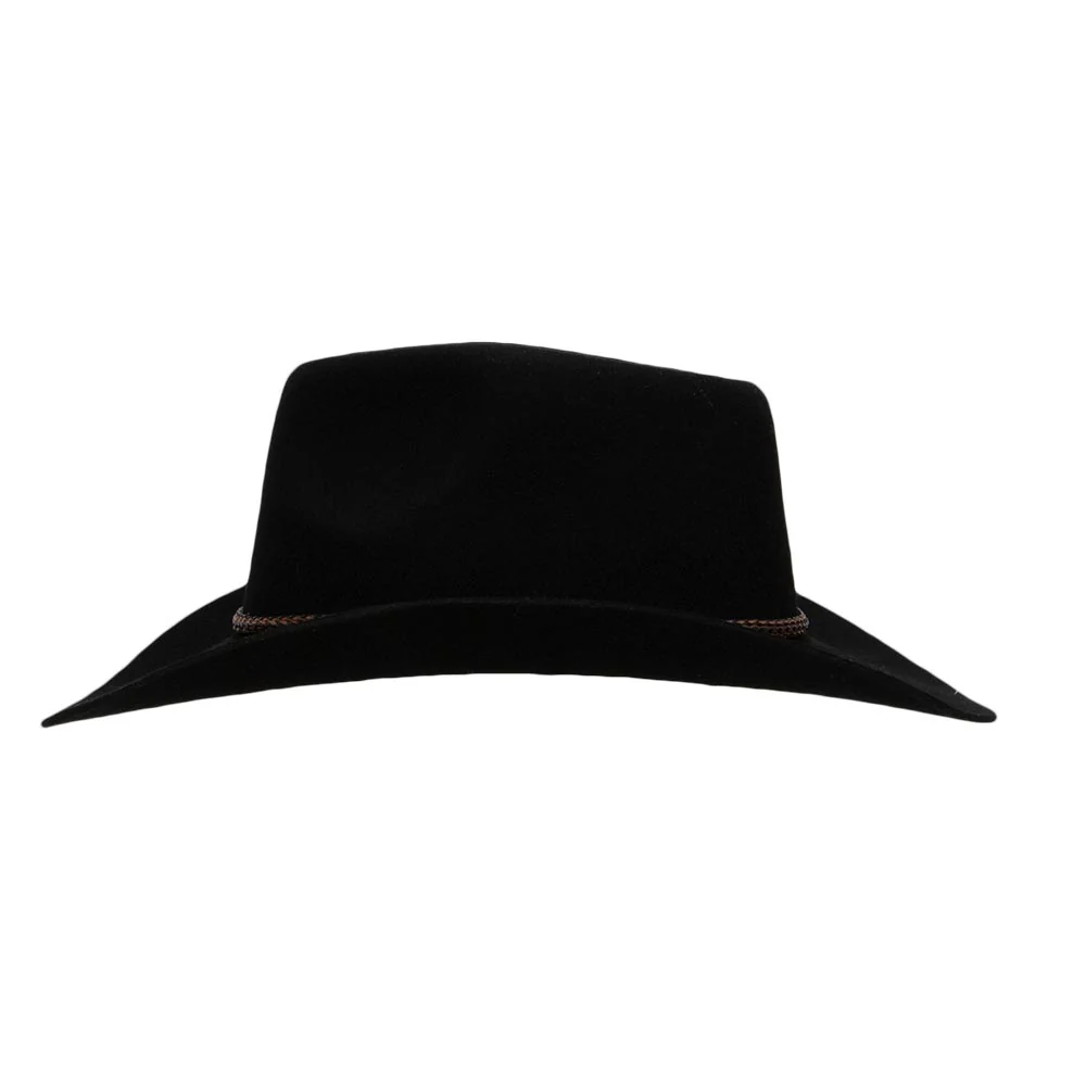 Outback Mens Forbes Australian Wool Felt Hat - 1153-BLK - Image 3