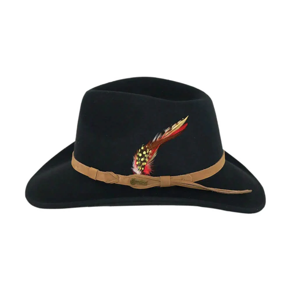 Outback Mens Randwick Felt Hat - 1321-BLK - Image 3