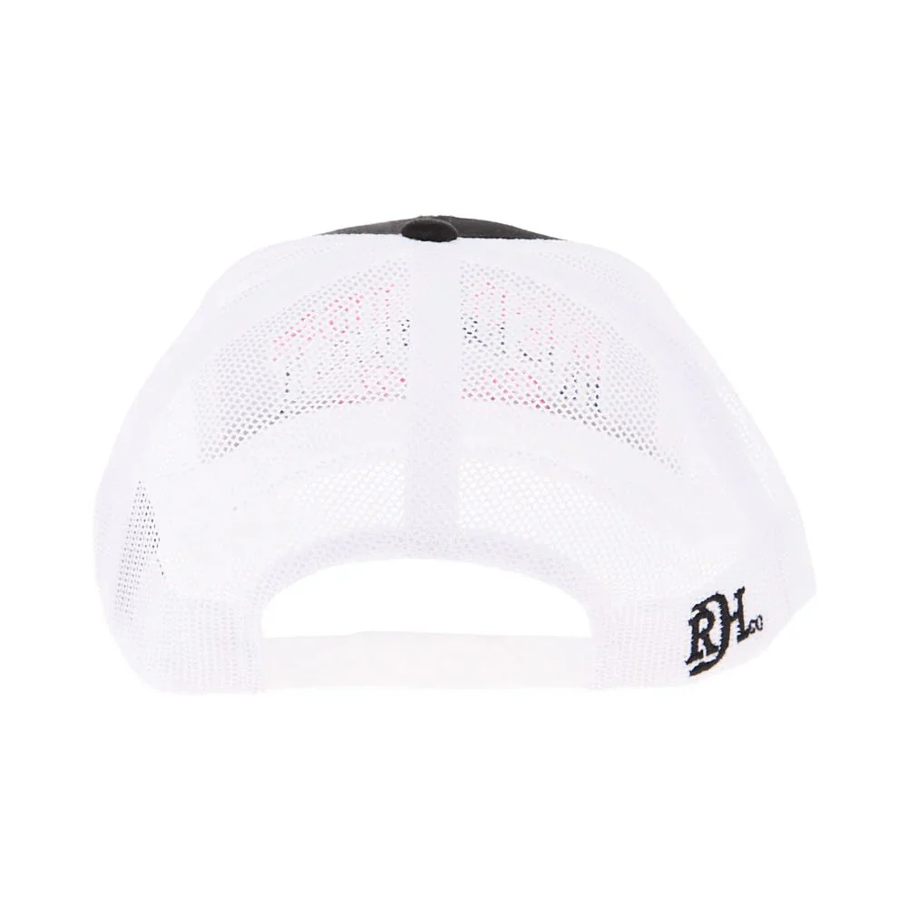 Red Dirt Mens Direct Stitch Curve Cap Black - RDHC414 - Image 3