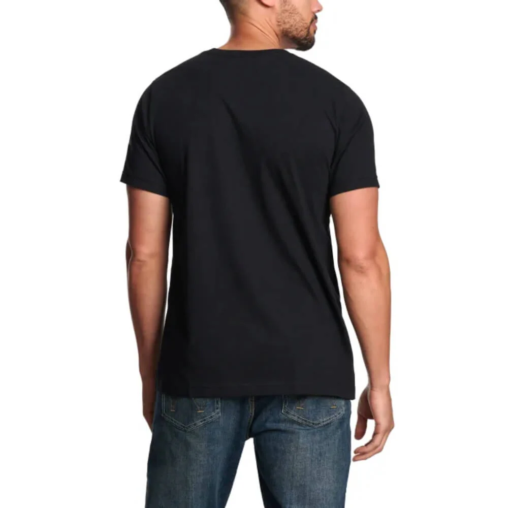 Red Dirt Mens Logo Graphic T-Shirt Black - RDHC-T-170 - Image 2