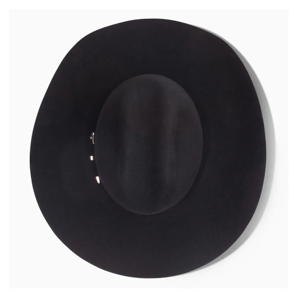 Resistol Mens 6X Midnight Black Felt Hat - RFMDNTRB-07 - Image 6
