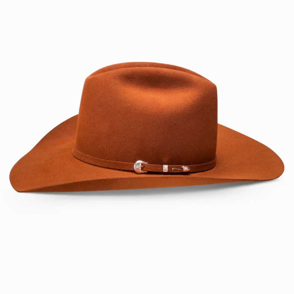 Resistol Mens 6X Midnight Felt Hat Rust - RFMDNTRB-RU - Image 2
