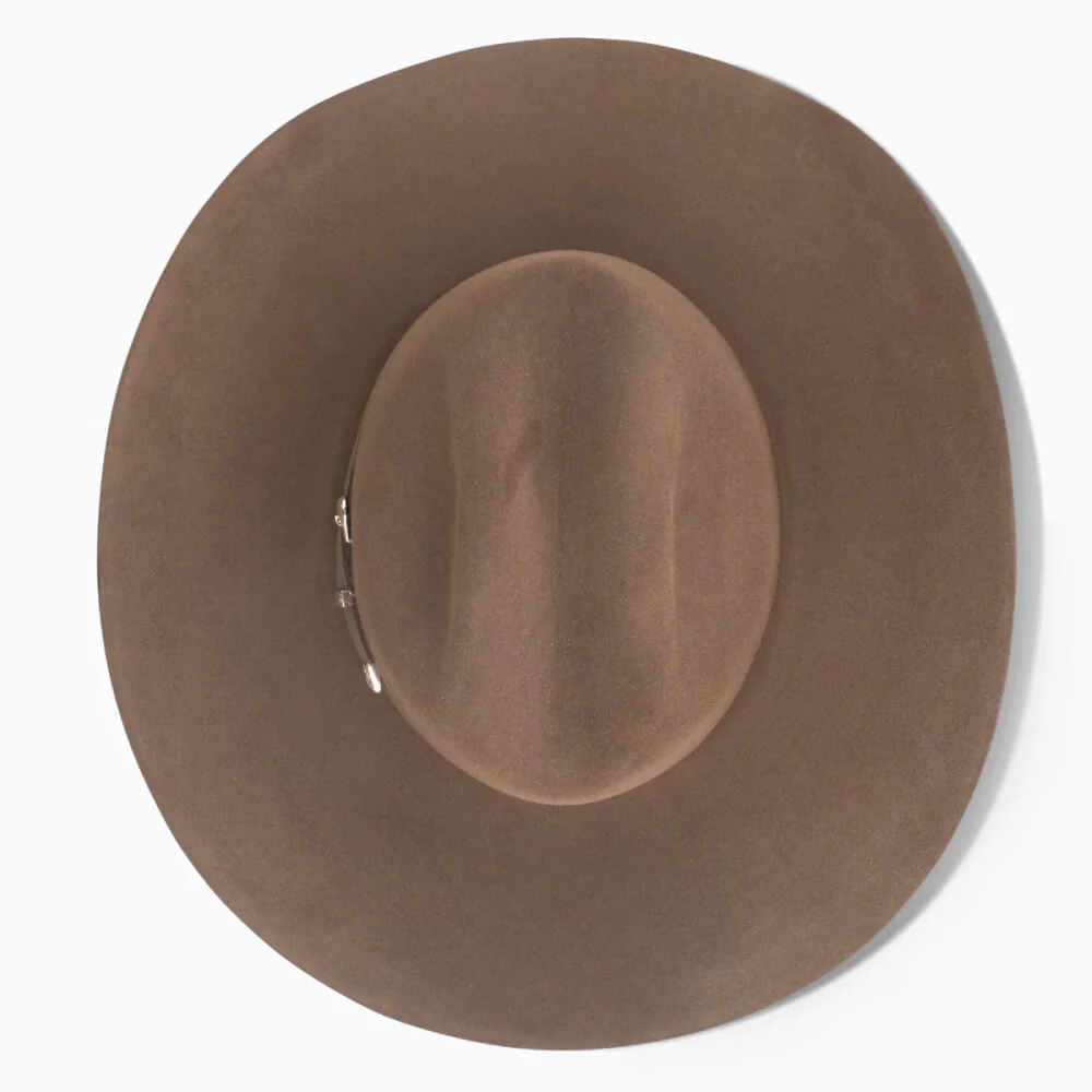 Resistol Mens 6X Midnight Felt Hat Oak - RFMDNTRB-KB - Image 5