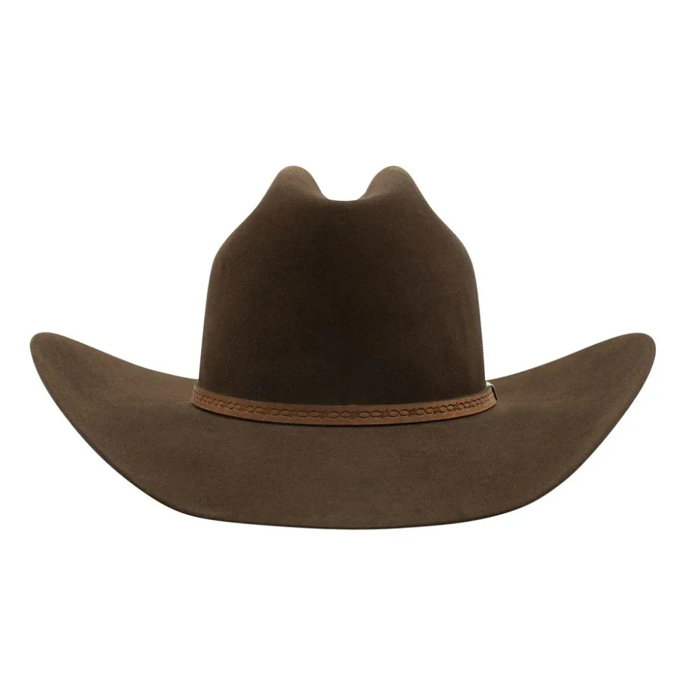 Resistol Mens 6X Cedar Trail Felt Hat Chocolate - RFCDTRRB-22 - Image 3