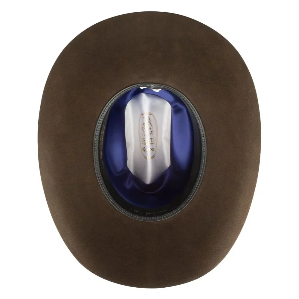 Resistol Mens 6X Cedar Trail Felt Hat Chocolate - RFCDTRRB-22 - Image 4