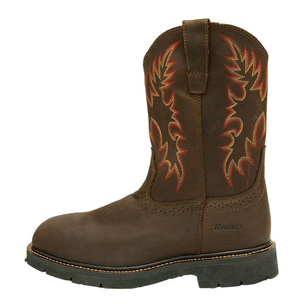 Rhino Mens Composite Toe Work Western Boots - 9RPN2