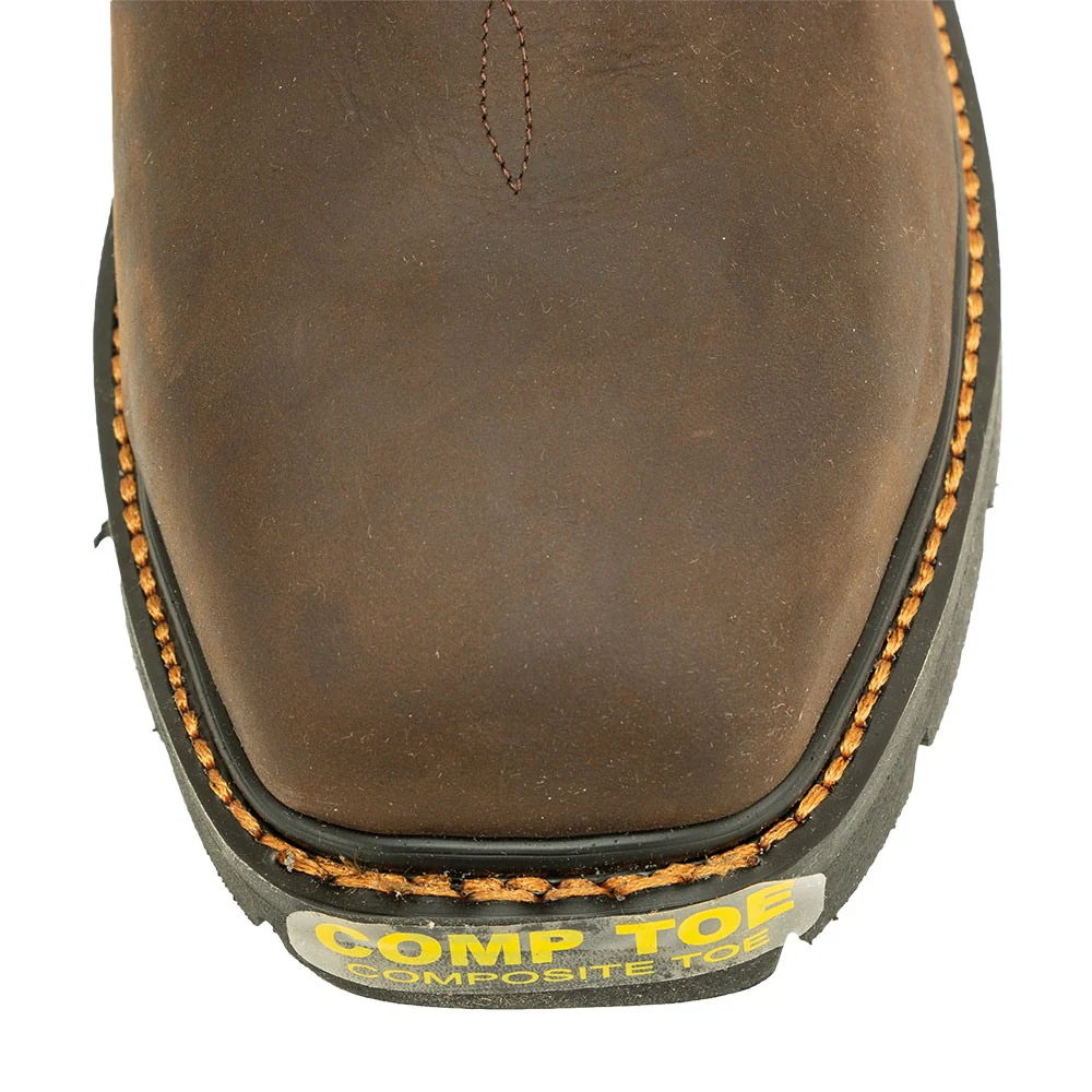 Rhino Mens Composite Toe Work Western Boots - 9RPN2 - Image 3