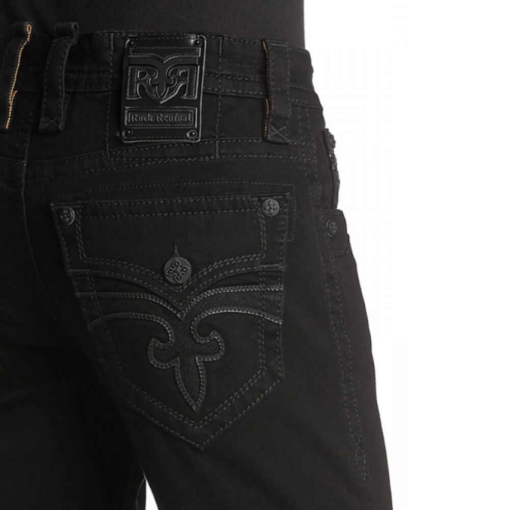 Rock Revival Mens Arther Alternative Straight Jeans - RP2311A200 - Image 4