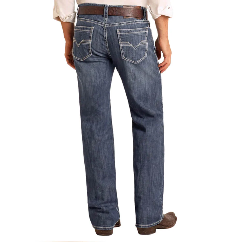 Rock & Roll Mens Double Barrel Jeans - M0S3473 - Image 2