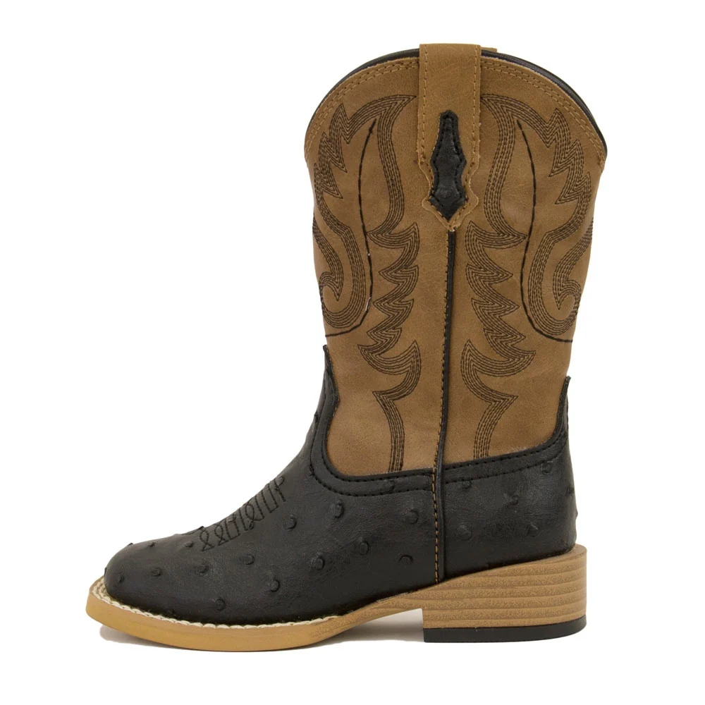Roper Kids Black Western Boots (Sizes: 9 - 3 Youth) - 0901819000050BL - Image 2