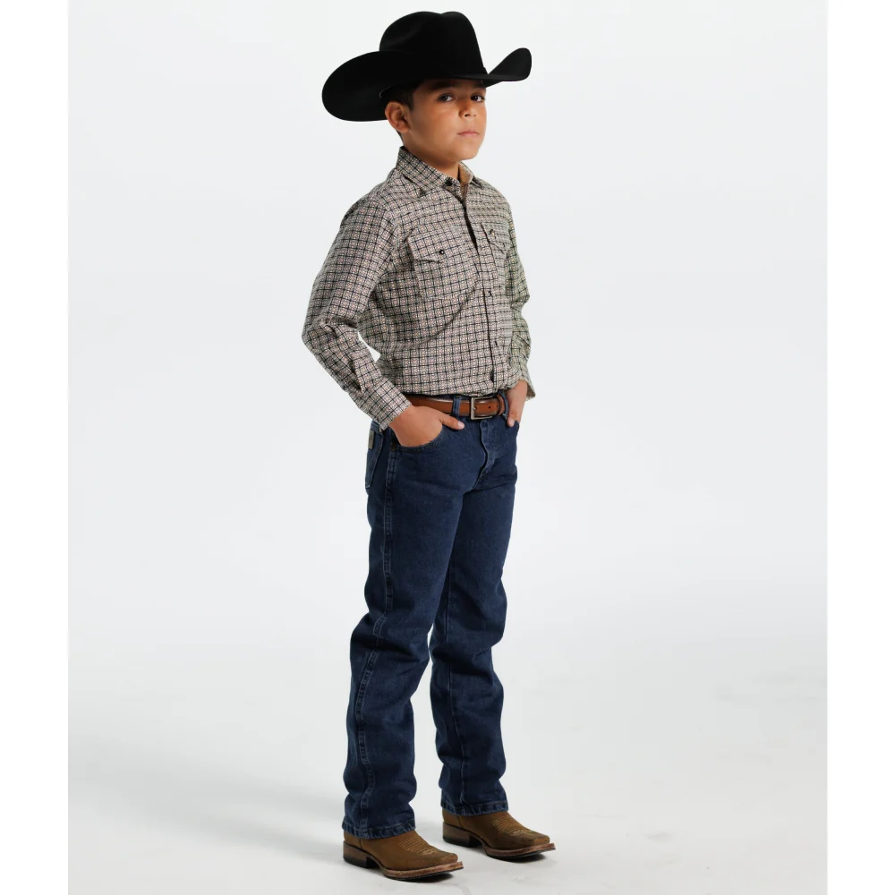 Starr Boys Printed Snap Long Sleeve Shirt Black/Green - SWBPTSLS-399 - Image 5