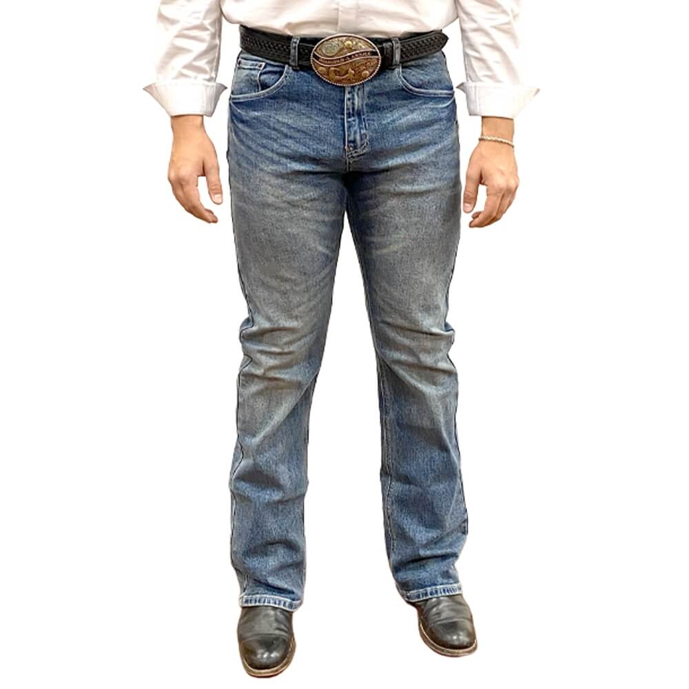 Starr Mens Cutter Relaxed Bootcut Jeans - SWJ1001 - Image 3