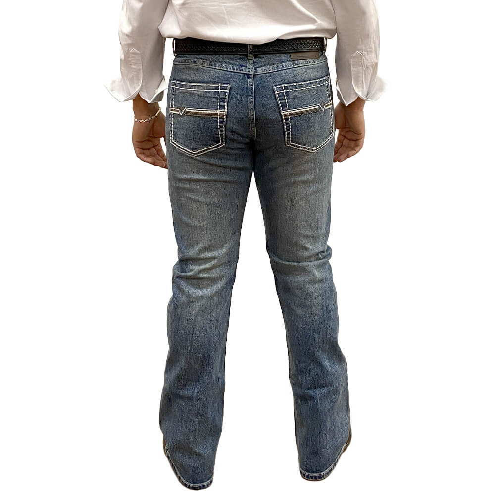 Starr Mens Cutter Relaxed Bootcut Jeans - SWJ1001 - Image 4