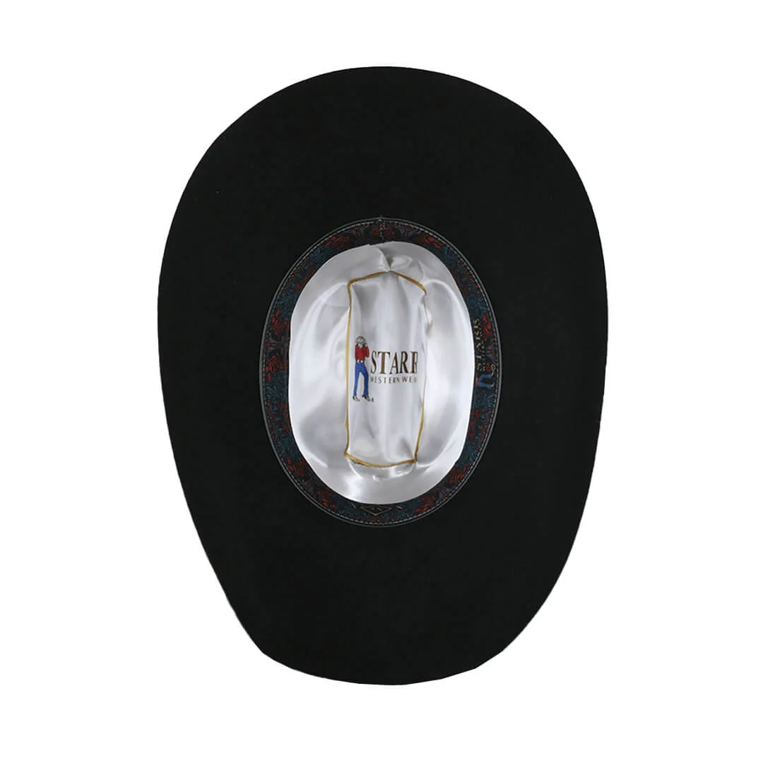 Starr Mens 3X Dumas Felt Hat Black - SWWDUMAS3X-BLK - Image 5