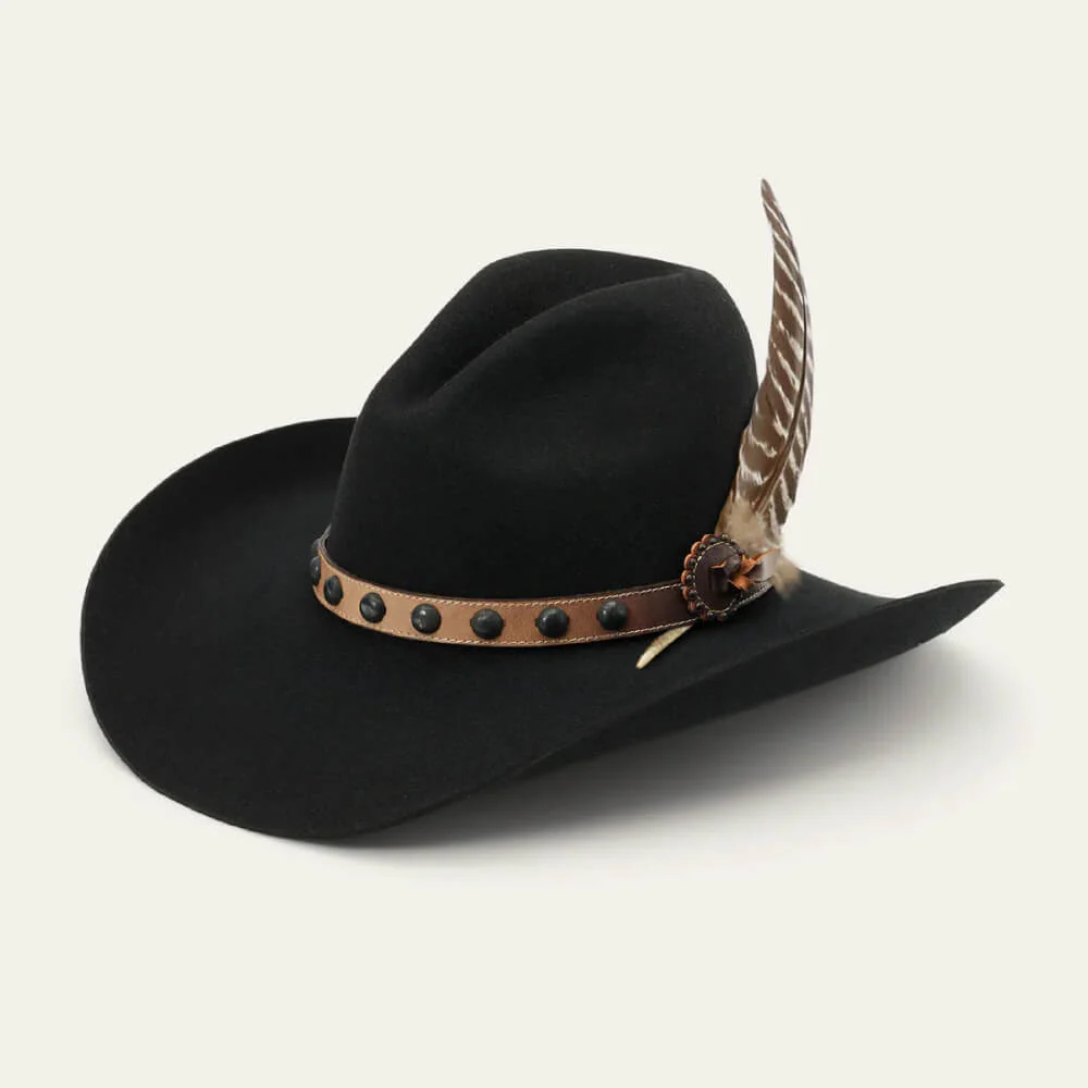 Stetson Mens 4X Broken Bow Felt Hat Black - SBBBOW69-07 - Image 2