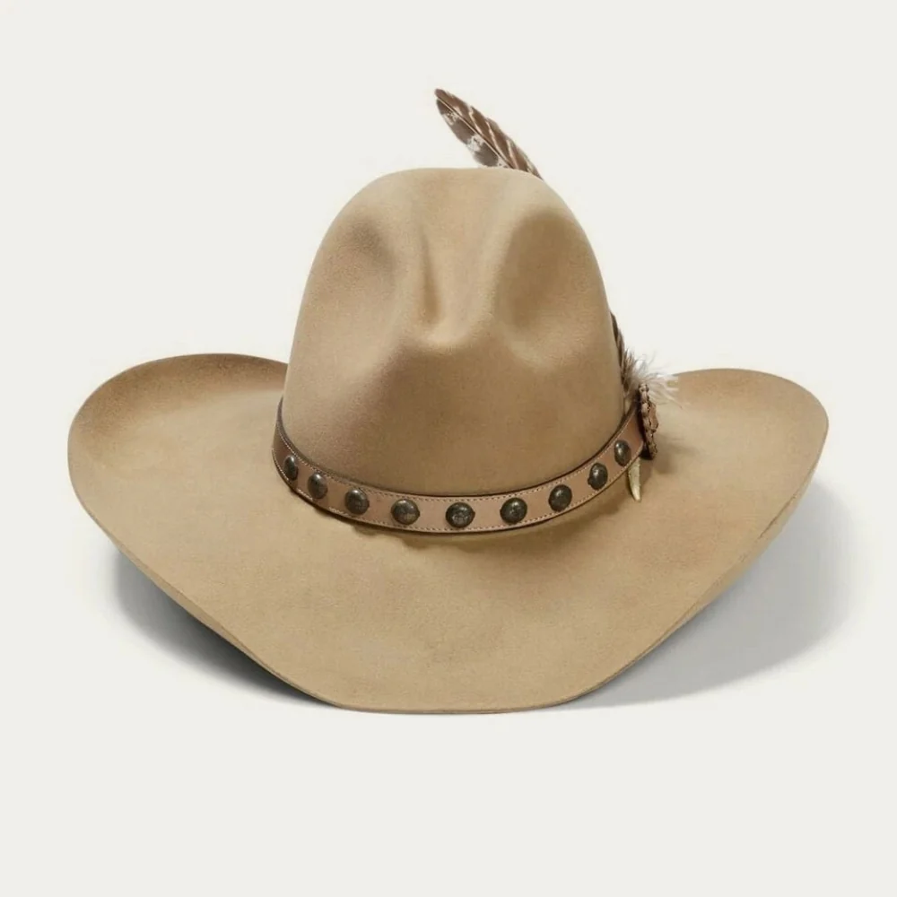 Stetson Mens 4X Broken Bow Felt Hat Buck - SBBBOW69-24
