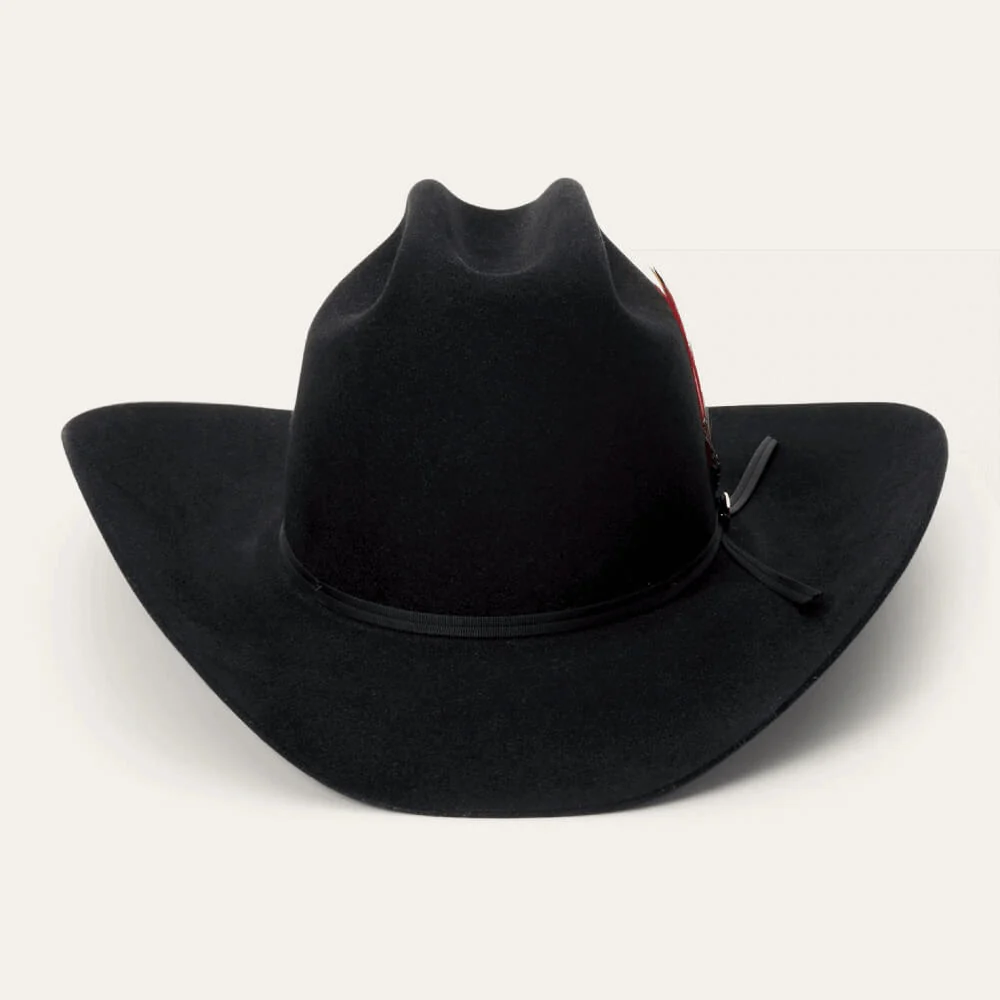 Stetson Mens 6X Rancher 160th Edition Felt Hat Black - SFR16001-07 - Image 2