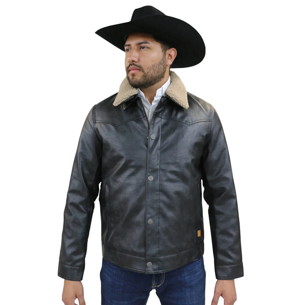 Tempco Mens Alpine Eco-Leather Jacket - TM6003 - Image 5