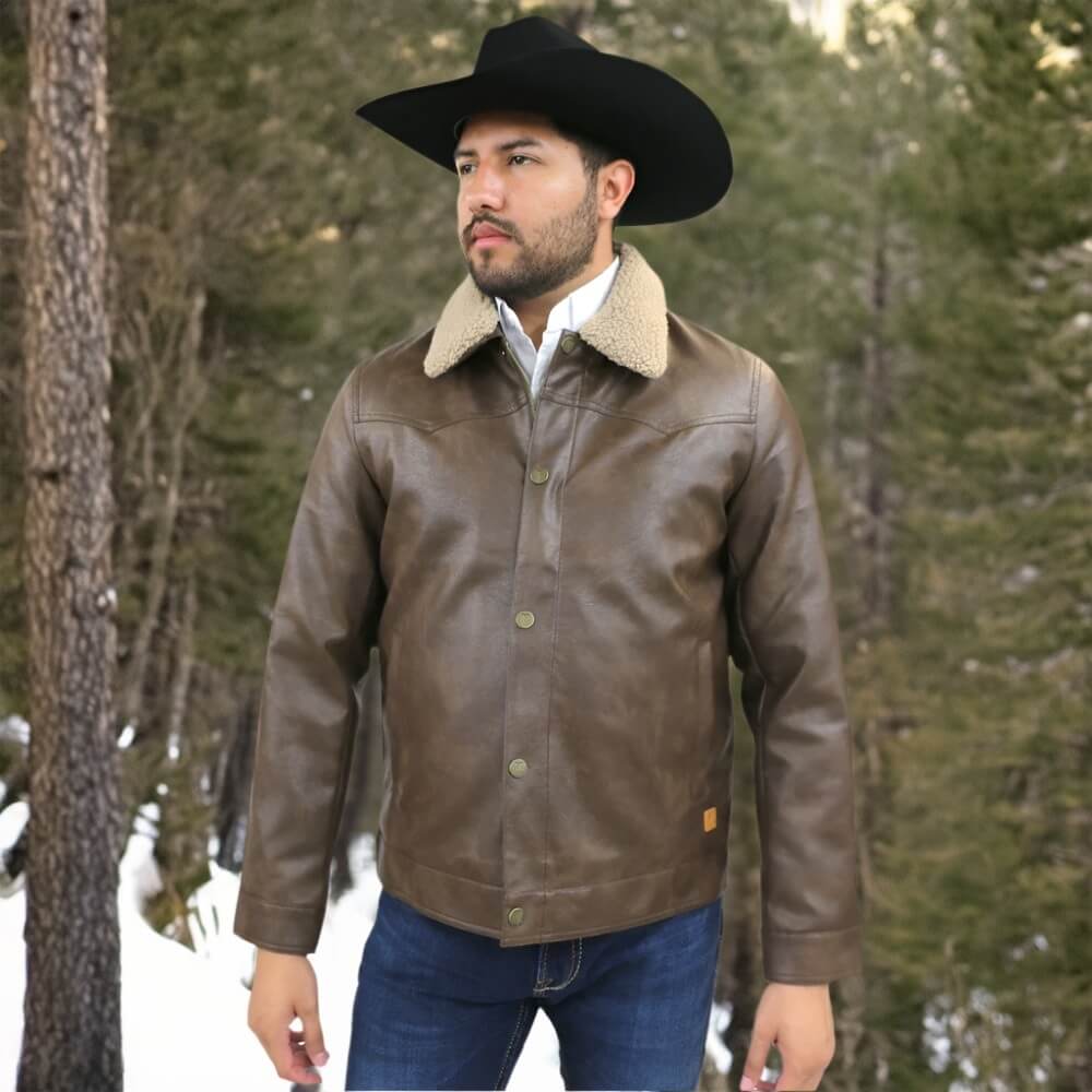 Tempco Mens Alpine Eco-Leather Jacket - TM6003 - Image 8