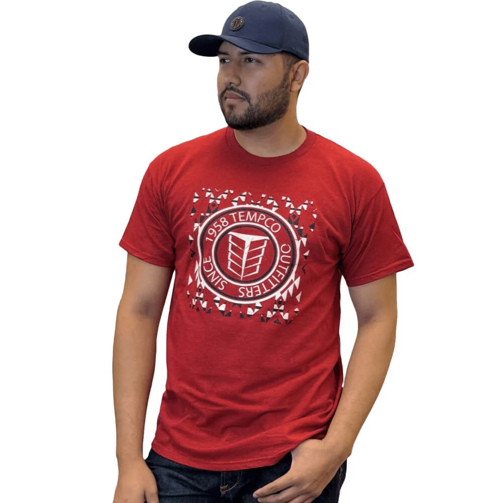 Tempco Mens Burgundy Team T-Shirt Antired - BURGUNDYTEAM - Image 2