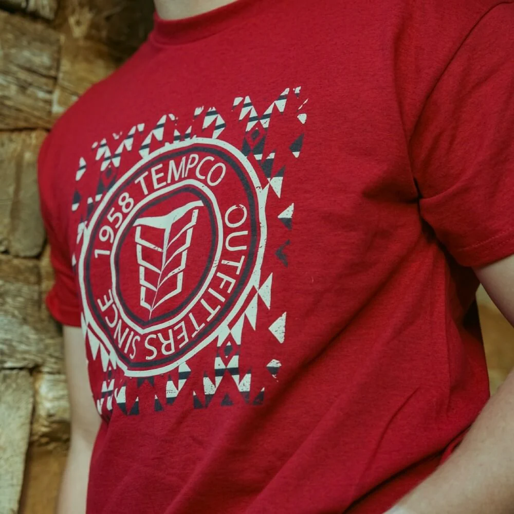 Tempco Mens Burgundy Team T-Shirt Antired - BURGUNDYTEAM - Image 3