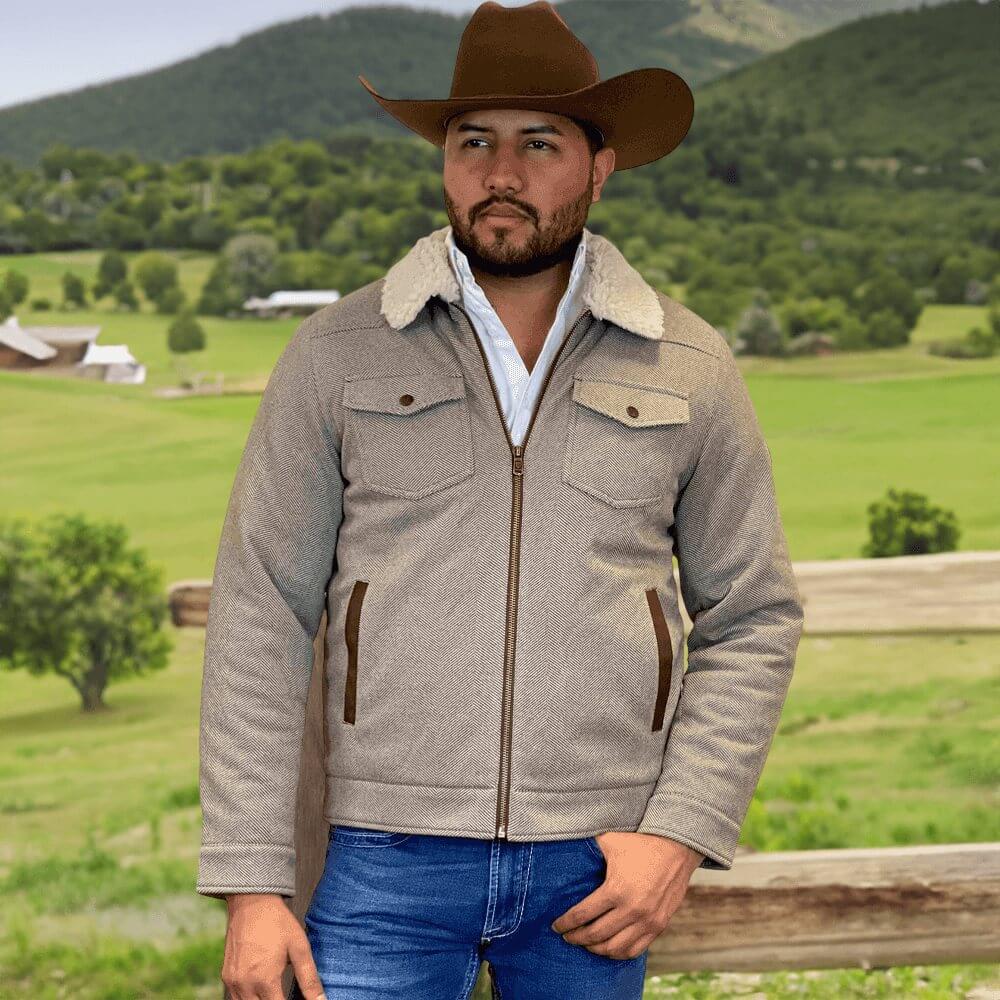 Tempco Mens Carson Tweed Jacket - TM6020 - Image 3