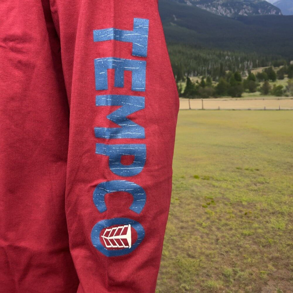 Tempco Mens Country Roads Long Sleeve T-Shirt Red - COUNTRYROADS - Image 4