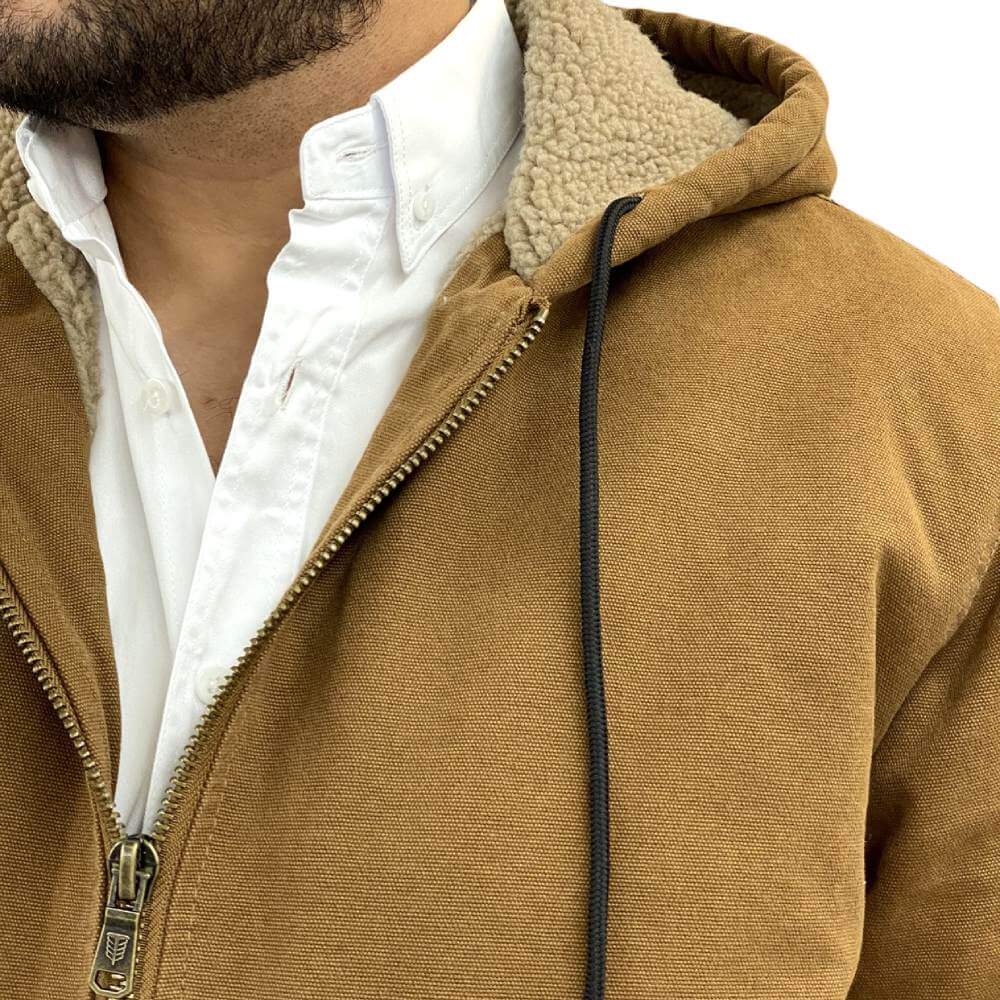 Tempco Mens Cruces Canvas Hood Jacket - TM1334 - Image 4