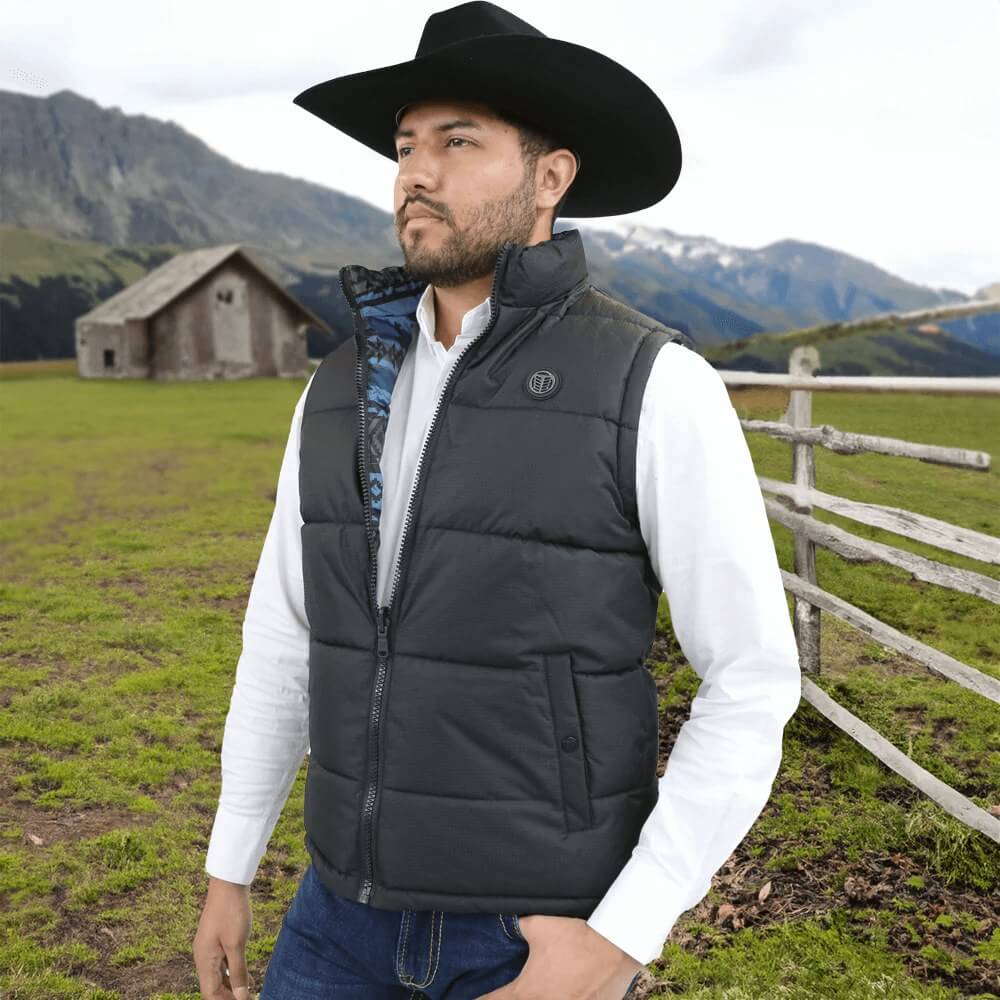 Tempco Mens Durango Reversible Puffer Vest - TM1229