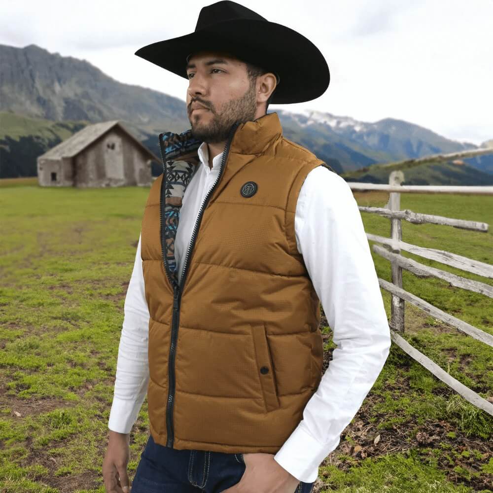 Tempco Mens Durango Reversible Puffer Vest - TM1229 - Image 3