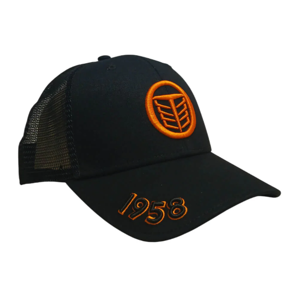 Tempco Mens Embroidered Snapback Cap Black - TCHOA201-BLK - Image 2