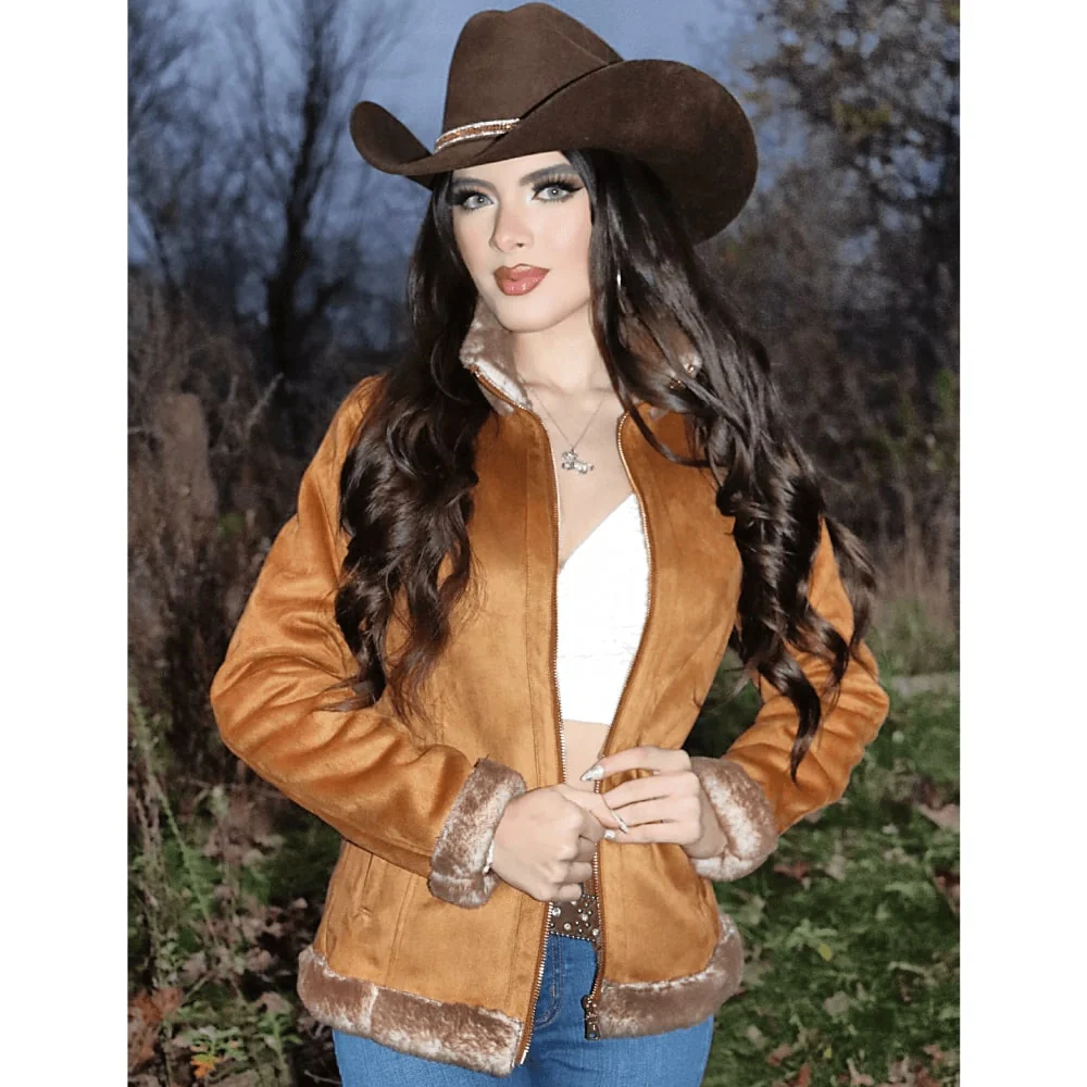 Tempco Womens Harper Suede Jacket - TL6003 - Image 4