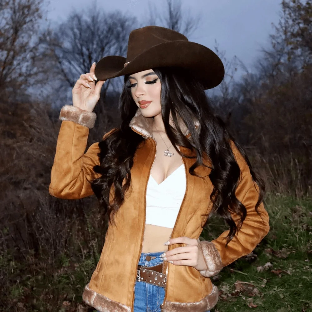 Tempco Womens Harper Suede Jacket - TL6003 - Image 5