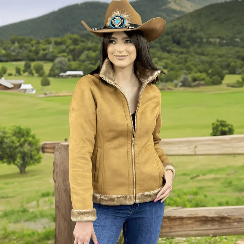 Tempco Womens Harper Suede Jacket - TL6003 - Image 9