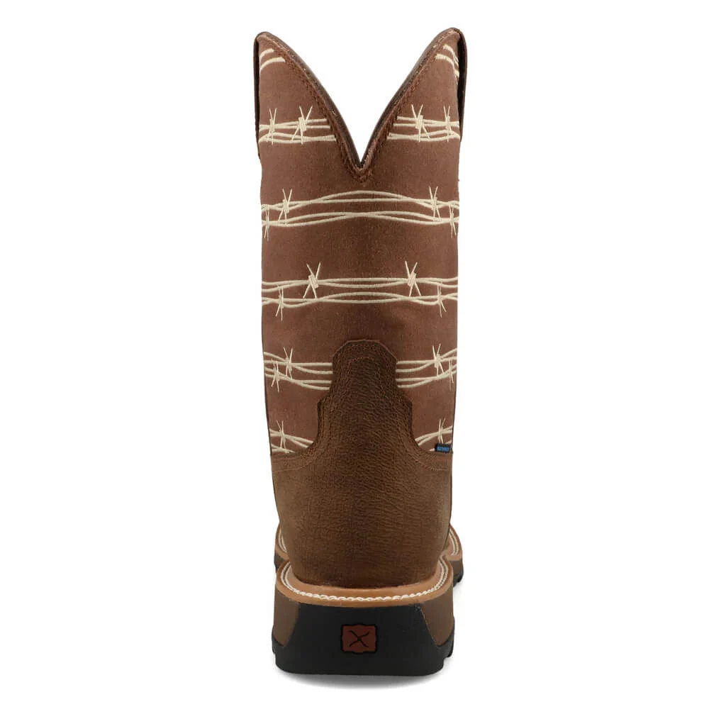 Twisted X Mens 11" UltraLite X™ Work Boots Brown - MUNW003 - Image 3