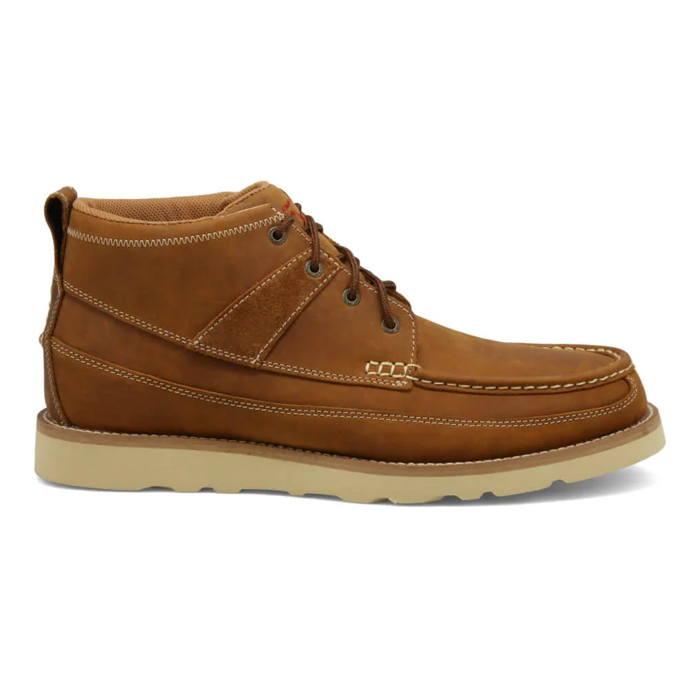 Twisted X Mens 4" Wedge Sole Boots Brown - MCA0007 - Image 4