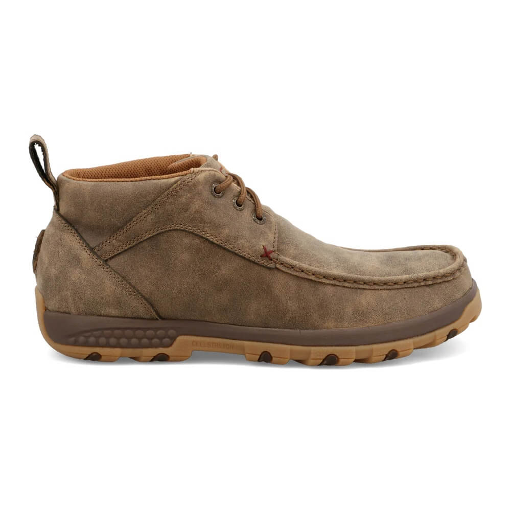 Twisted X Mens Chukka Driving Moc Shoes Bomber - MXC0001 - Image 4