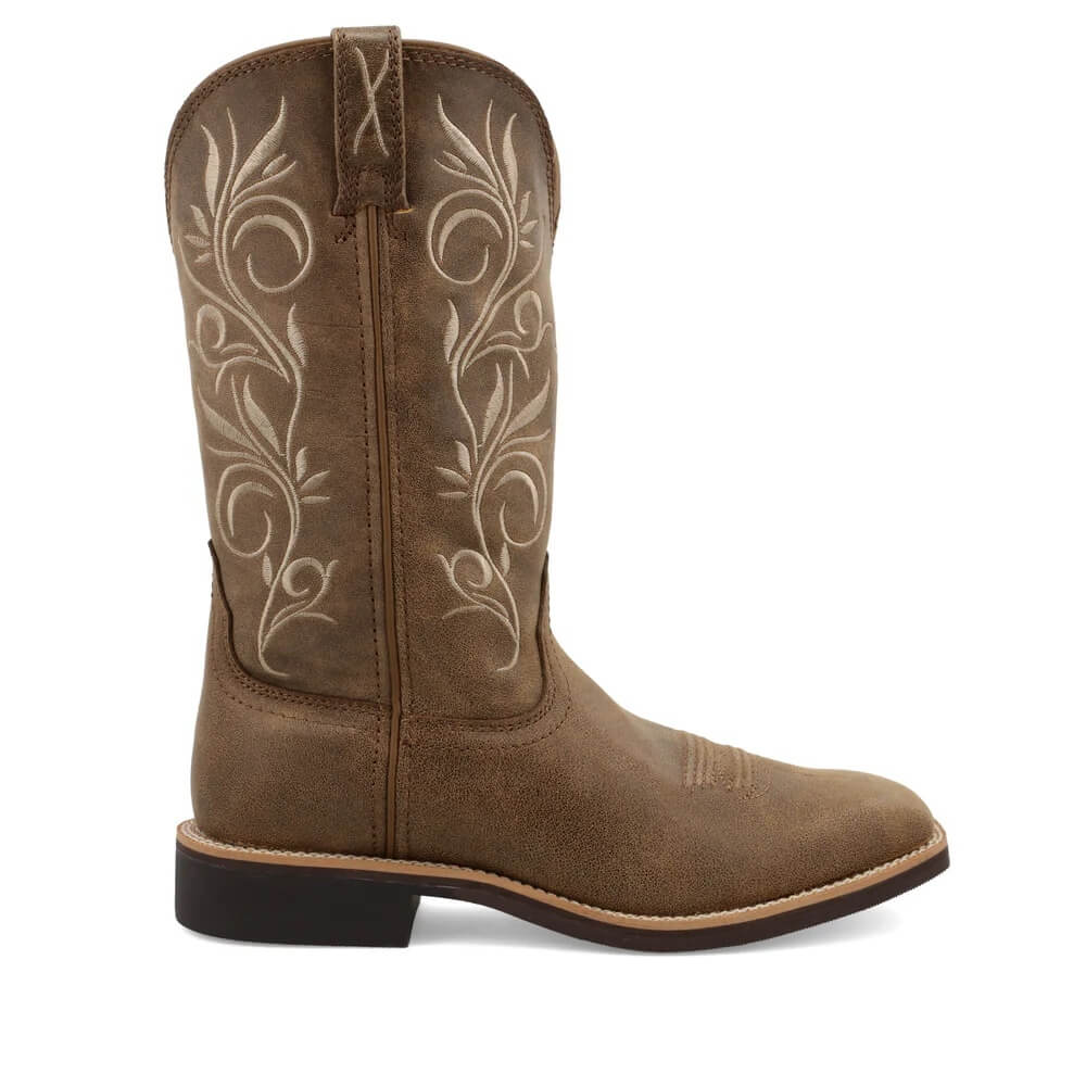 Twisted X Womens Western 11" Top Hand Boots Brown - WTH0012 - Image 4