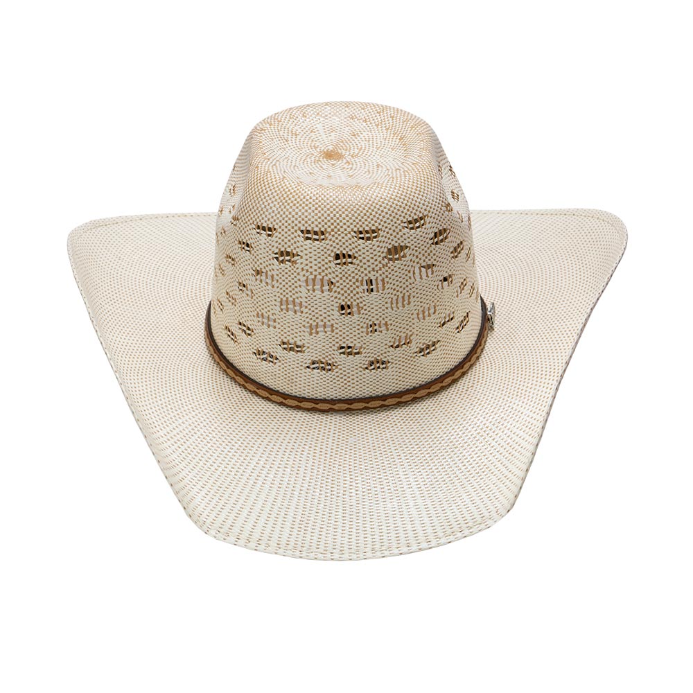 Twister Mens Bangora Ivory/Tan Straw Hat - T71824 - Image 2
