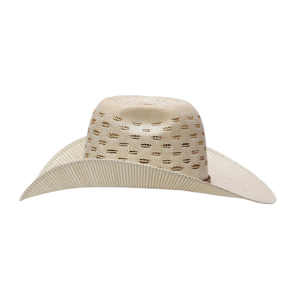 Twister Mens Bangora Ivory/Tan Straw Hat - T71824 - Image 3